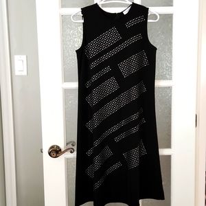 Calvin Klein Black Studded Dress